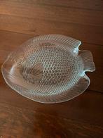 Glazen opdienschaal Vis, Ophalen of Verzenden, Glas, Overige stijlen, Glas of Glazen