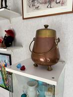 Doofpot koper messing groot asemmer kolenkit, Antiek en Kunst, Antiek | Koper en Brons, Ophalen of Verzenden, Koper