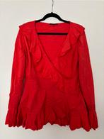 Nikkie ruffle top rood NIEUW, Kleding | Dames, Tops, Maat 42/44 (L), Nieuw, Ophalen of Verzenden, Nikkie