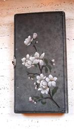 Antiek juwelen kistje in goud gesneden en in boekvorm, Ophalen of Verzenden