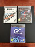 ps3 GRAN TURISMO 5 + 6 + Burnout Paradise, 1 speler, Ophalen of Verzenden, Racen en Vliegen, Vanaf 3 jaar