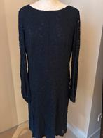 LaDress jurk L - zgan, navy lace pofmouw, Blauw, Maat 42/44 (L), Ophalen of Verzenden, Zo goed als nieuw