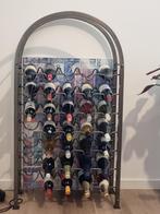 Wijnrek, Huis en Inrichting, Woonaccessoires | Wijnrekken, Ophalen, Gebruikt, 15 tot 25 flessen, Metaal