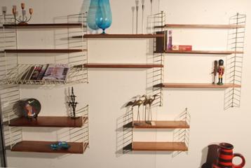 String wall unit design by Nils strinning 1960 vintage beschikbaar voor biedingen