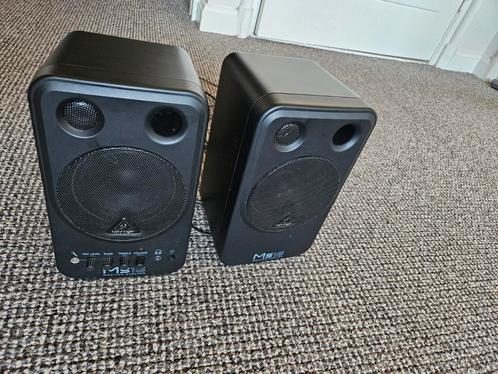 Behringer MS16 monitor speakers (set van 2), Audio, Tv en Foto, Luidsprekers, Gebruikt, Front, Rear of Stereo speakers, Minder dan 60 watt
