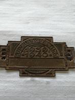 Rijwiel belasting plaatje 1939 - 1940, Ophalen of Verzenden, Zo goed als nieuw