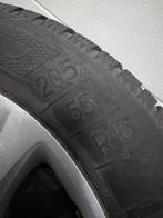 Opel Velgen met Winterbanden 205/55 R16, Ophalen, Gebruikt