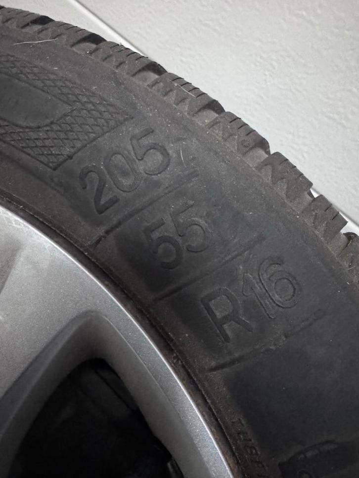 Opel Velgen met Winterbanden 205/55 R16, Auto diversen, Auto-accessoires, Gebruikt, Ophalen