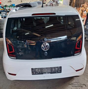 Achterklep VW Up compleet kleur wit LB9A geblindeerde ruit