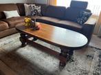 Eiken salontafel, Ophalen, Gebruikt, 100 tot 150 cm, 50 tot 75 cm