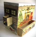 Musicbox~Speeldoosje~Kerst Muziekdoos Sieradendoos met laatj, Overige kleuren, Ophalen of Verzenden, Hardcase, Zo goed als nieuw