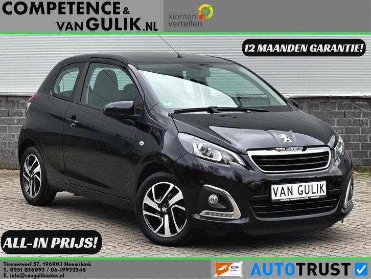 Peugeot 108 1.0 e-VTi Allure | Carplay | Camera | LED | Airc, Auto's, Peugeot, Bedrijf, Te koop, ABS, Achteruitrijcamera, Airbags
