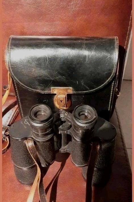 Vintage Verrekijker met Tas - 7x50 USSR, Audio, Tv en Foto, Optische apparatuur | Verrekijkers, Gebruikt, Porro (met knik), Minder dan 8x