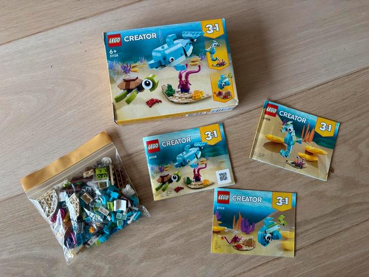 Lego Creator 31128 Dieren van de Zee, Kinderen en Baby's, Speelgoed | Duplo en Lego, Zo goed als nieuw, Lego, Complete set, Ophalen of Verzenden