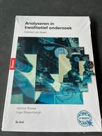 Inge Bleijenbergh - Analyseren in kwalitatief onderzoek, Ophalen of Verzenden, Nieuw, Inge Bleijenbergh; Hennie Boeije