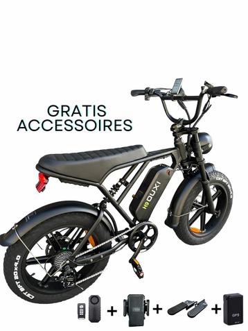Ouxi H9 fatbike + hydraulische remmen - GRATIS ACCESSOIRES 