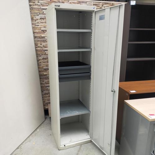 Stumpf 1-deurs metalen kast - 180x50x50 cm, Huis en Inrichting, Kasten | Overige, Gebruikt
