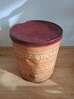 vintage blik Holtzman's Cheese Pretz-Sticks., Verzamelen, Blikken, Ophalen, Gebruikt, Overige, Overige merken