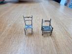 Zilver miniatuur stoeltjes, Ophalen of Verzenden, Zilver