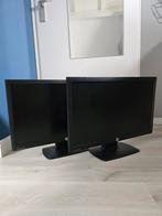2x HP Monitor | 21,5 inch, Ophalen, Gebruikt, Kantelbaar, Full HD