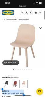 Eetkamer stoelen odger ikea, Huis en Inrichting, Stoelen, Ophalen, Kunststof, Twee, Wit