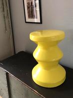 Gele Zigzag Bijzettafel, Krukje Pols Potten, Ophalen, Gebruikt, Overige materialen