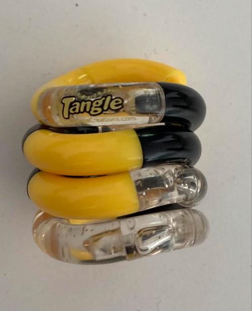 Tangle Classic, geel zwart en sparkling., Kinderen en Baby's, Speelgoed | Educatief en Creatief, Zo goed als nieuw, Ophalen of Verzenden