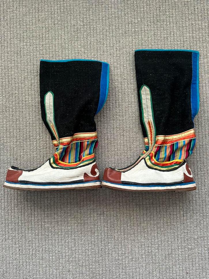 Tibetaanse laarzen, Antiek en Kunst, Antiek | Kleding en Accessoires, Ophalen of Verzenden