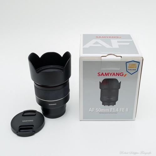 Samyang AF 50mm F1.4 FE II voor Sony, Audio, Tv en Foto, Fotografie | Lenzen en Objectieven, Zo goed als nieuw, Standaardlens