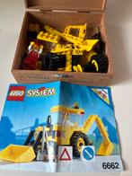 Lego 6662 Backhoe Loader, Ophalen of Verzenden, Gebruikt, Complete set, Lego