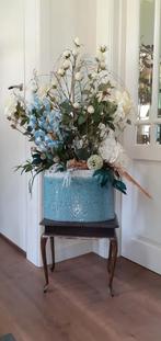 Mooi houdbaar bloemstuk In rustige tinten., Ophalen, Zo goed als nieuw
