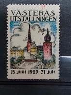 Zweden cinderella Västerås beurs 1929, Ophalen of Verzenden, Zweden, Postfris
