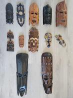 houten maskers, Ophalen of Verzenden