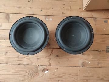 Subwoofers, 2 stuks 8 inch - perfect voor bandpass  beschikbaar voor biedingen