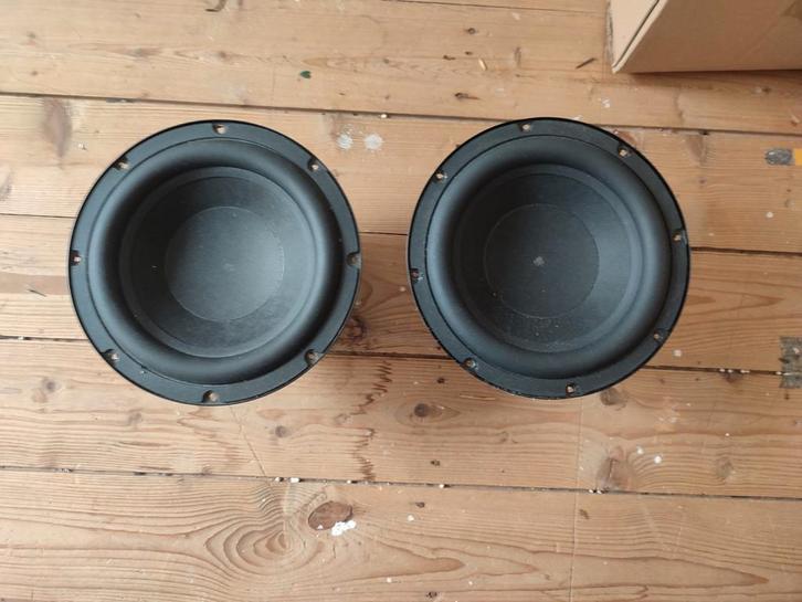 Subwoofers, 2 stuks 8 inch - perfect voor bandpass, Auto diversen, Autospeakers, Zo goed als nieuw, Ophalen