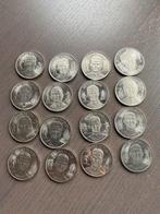 Knvb 2000 Munten Set - 16 Stuks, Ophalen of Verzenden, Koningin Beatrix, Overige waardes, Losse munt