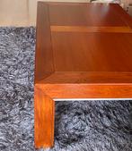 Eikenhouten salontafel kersenkleur 110x80x45cm, Ophalen, Gebruikt, 100 tot 150 cm, Eikenhout