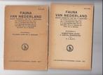 Fauna, Fauna van Nederland, Oude boeken vanaf 1927, Nog 4 ex, Boeken, Gelezen, Diverse, Natuur algemeen, Ophalen of Verzenden