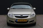 Opel Corsa 1.4-16V Enjoy | Vol automaat | Airco | Cruise con, Auto's, Gebruikt, Zwart, 4 cilinders, Beige