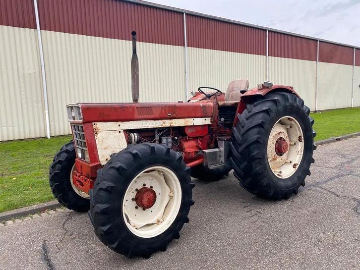 International 1046 4wd met ronde spatborden (bj 1972), Zakelijke goederen, Agrarisch | Tractoren, Overige merken, 80 tot 120 Pk