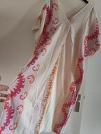 Aztec Ibiza lange jurk xl kleurrijk ikat  weefsel kaftan, Maat 46/48 (XL) of groter, Nieuw, Oranje, Ophalen of Verzenden
