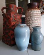 Vaas West Germany, jaren 60, retro/vintage, Ophalen, Gebruikt, Overige kleuren, Aardewerk of Porselein