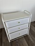 Ladekast 3 lades, wit, 55x62 cm-Ikea, Huis en Inrichting, Ophalen, Gebruikt, 50 tot 100 cm, 3 of 4 laden