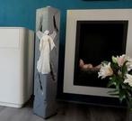 Powertex - engel zuil - kaars - theelicht houder, Ophalen, Nieuw