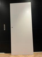 Svedex deur met horizontale lijnen wit, Doe-het-zelf en Verbouw, Deuren en Horren, Ophalen, 80 tot 100 cm, Binnendeur, Zo goed als nieuw