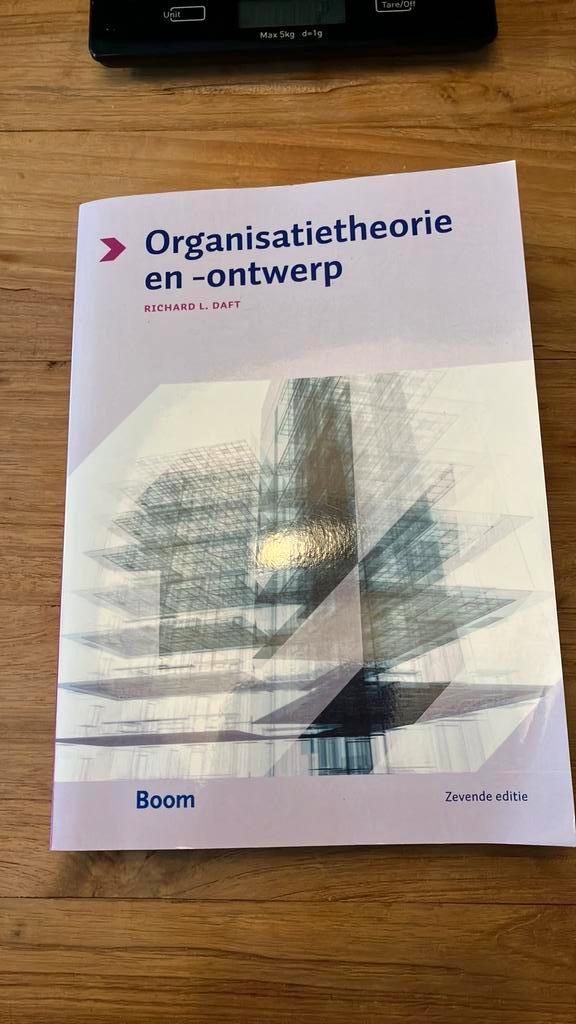 R.L. Daft - Organisatietheorie en -ontwerp, Boeken, Economie, Management en Marketing, Zo goed als nieuw, Management, Ophalen of Verzenden