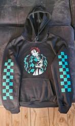 Zwarte Tanjirou Hoodie - Maat M, Maat 48/50 (M), Zwart, Nieuw, Ophalen of Verzenden
