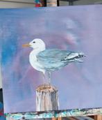 Schilderij van een Meeuw, Antiek en Kunst, Ophalen of Verzenden