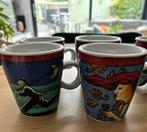 Kopjes en schoteltjes servies van jaques tange kunstenaar, Ophalen of Verzenden, Zo goed als nieuw, Overige stijlen, Kop(pen) en/of Schotel(s)