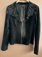 Zwarte Dolce Vita Suede Jasje - Zo goed als nieuw!, Maat 38/40 (M), Zwart, Ophalen of Verzenden, Zo goed als nieuw
